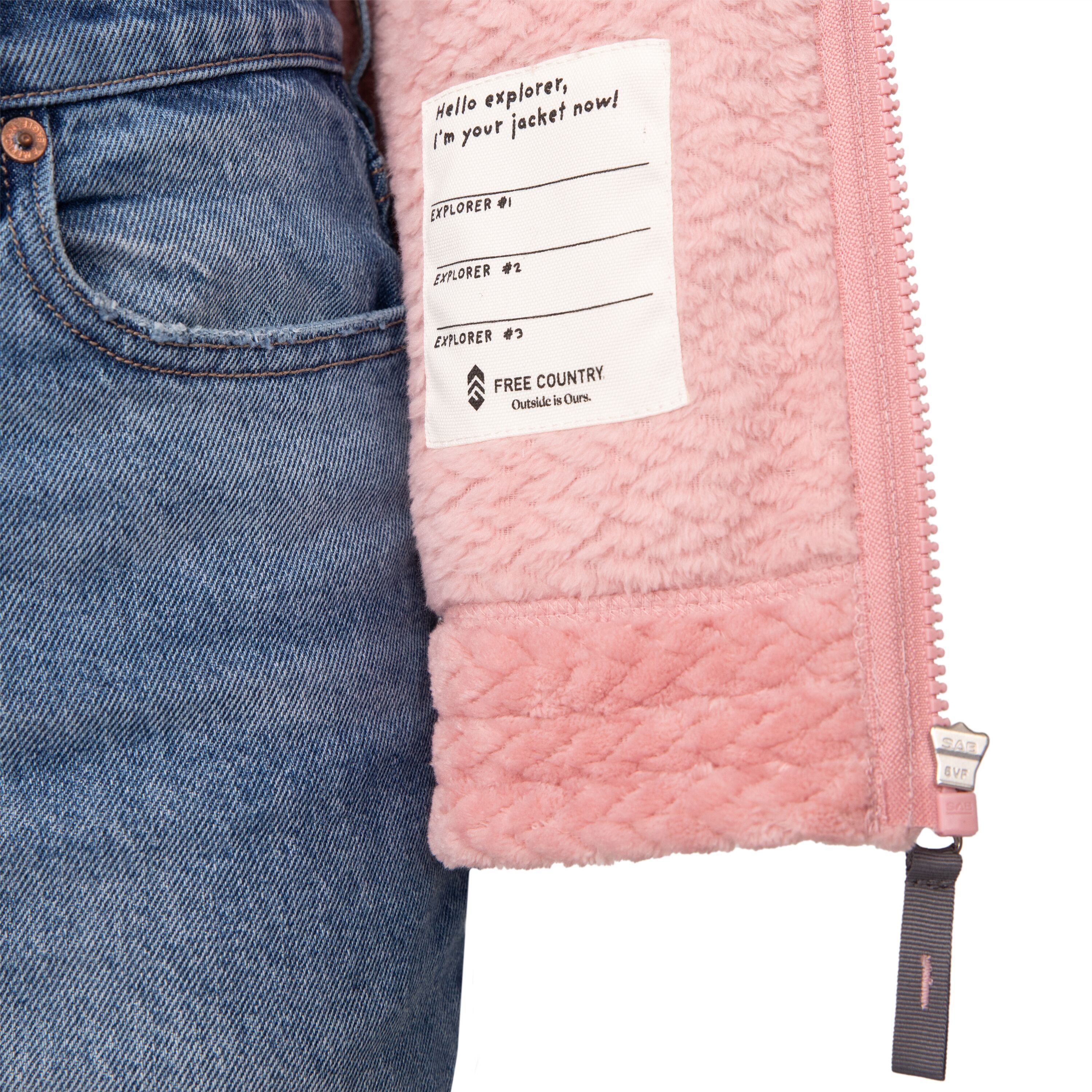 Girl's Braided Butter Pile Jacket