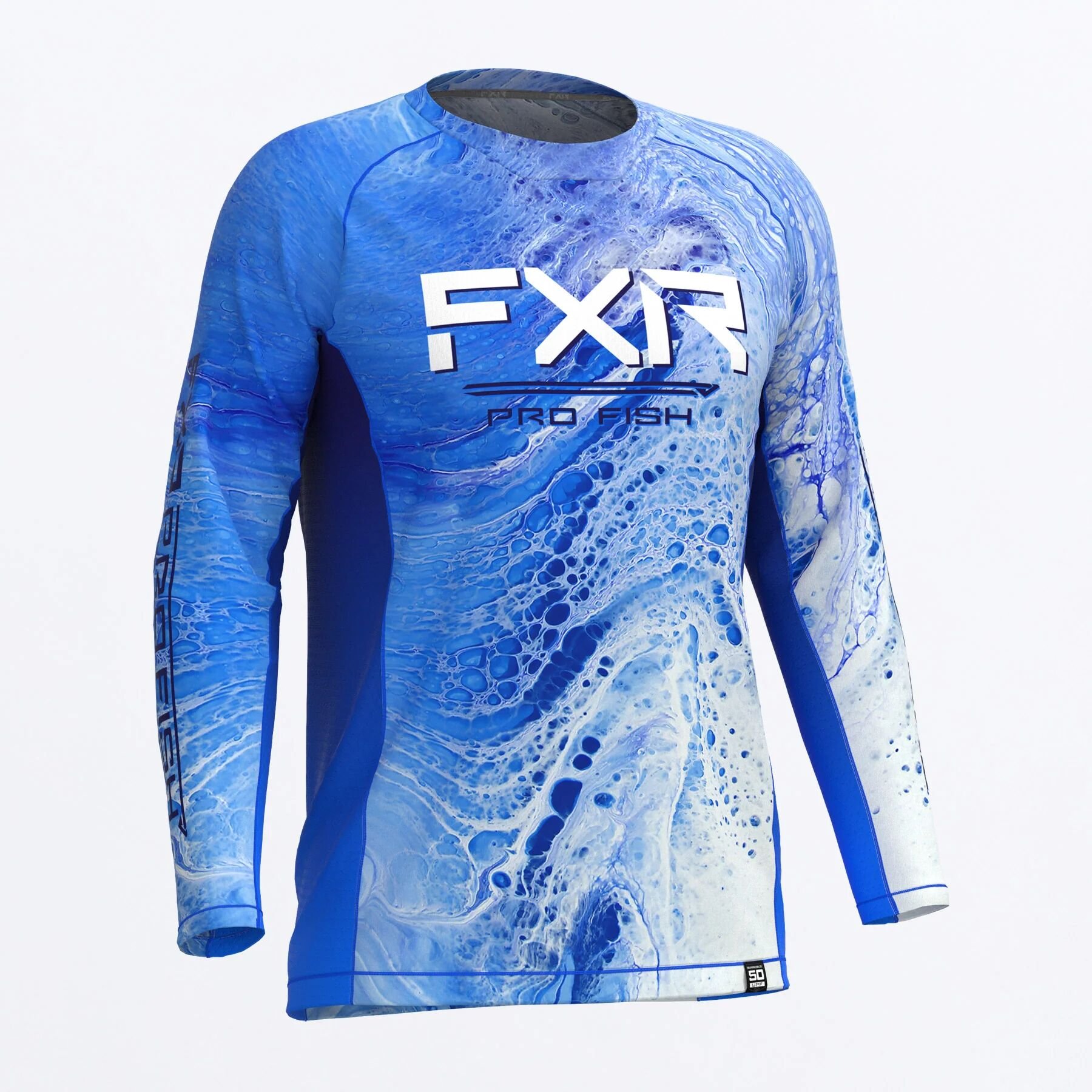 Men's Derby Air UPF Long Sleeve Top in Blue High Tide