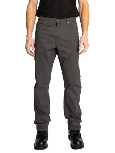 Men's Performance Stretch Regular Fit 5-Pocket Jeans in Grey