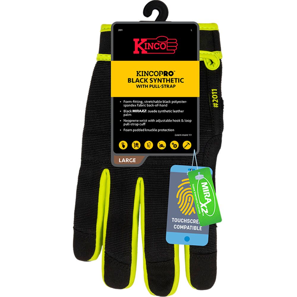 Pro Synthetic with Pull-Strap Gloves