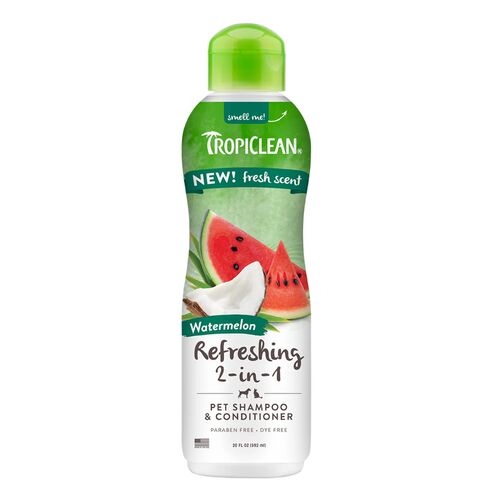 Watermelon Refreshing 2-in-1 Cat & Dog Shampoo and Conditioner - 20 oz