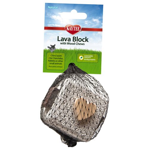 Lava Block with Wood Chews