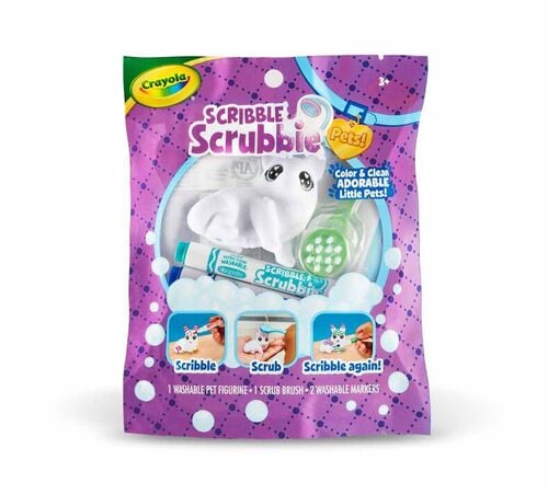 Pets Assortment Scribble Scrubbie Activity Set