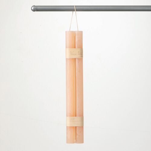 Pink Sand Timber Taper Hanging Pair Candle - 4 Oz