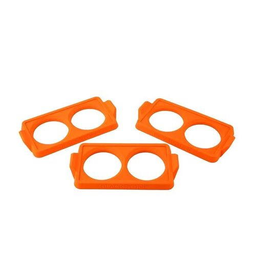 2 Section Egg Ring Tray 3 Pack