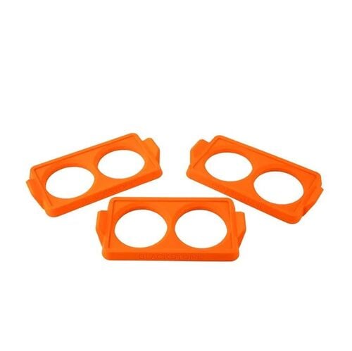 2 Section Egg Ring Tray 3 Pack