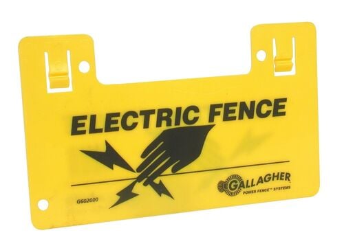 Clip On Warning Sign