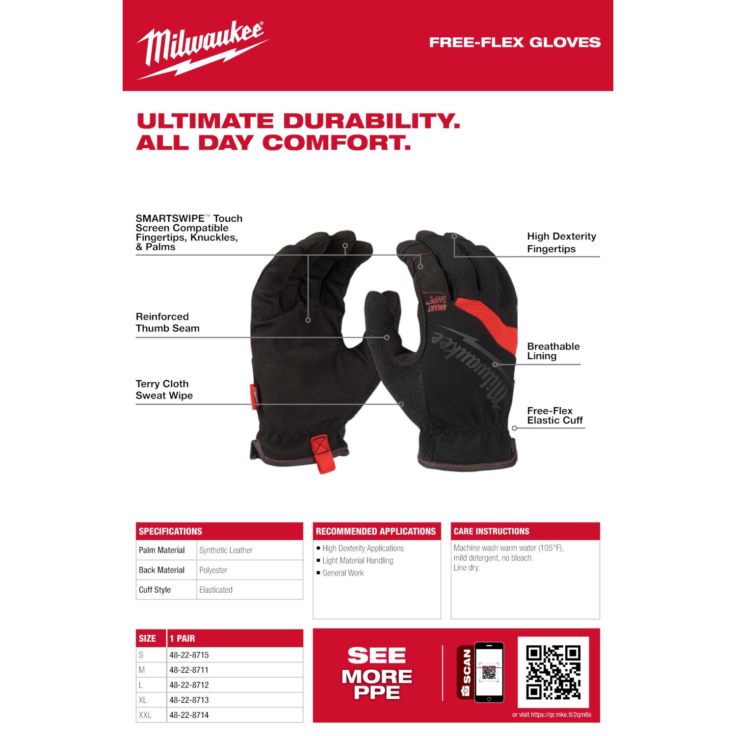 Cut Level 1 Nitrile Dipped Gloves