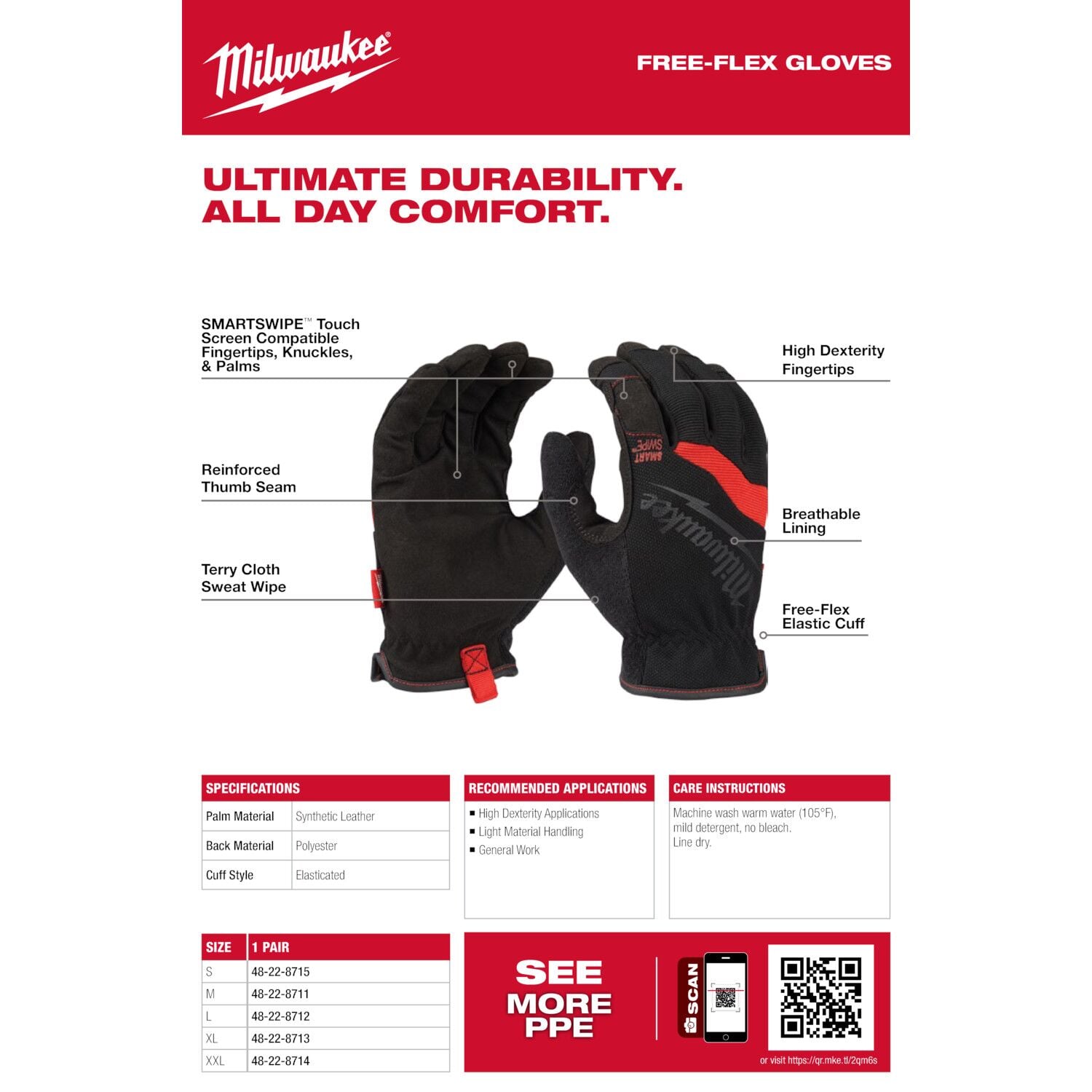 Cut Level 1 Nitrile Dipped Gloves