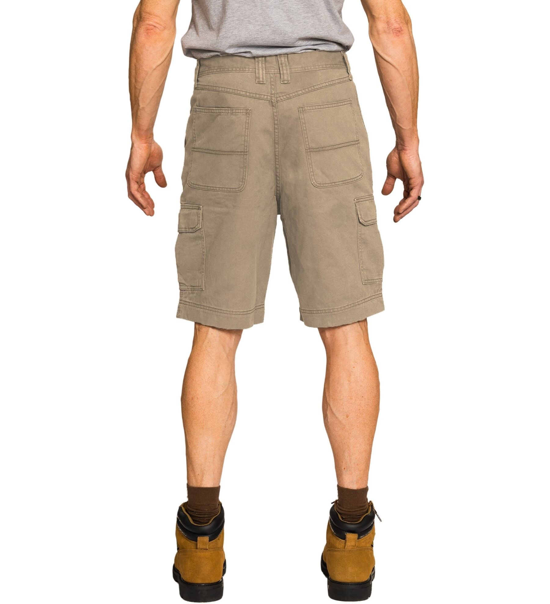 dress cargo shorts mens Men Khaki Shorts Summer Shorts Men Stylish Casual Elastic Waist Cargo Short Multi Pockets Summer Work Utility Shorts 9" Inseam Workout Shorts for Men Gym 7 Inch Khaki M at Amazon Men's
