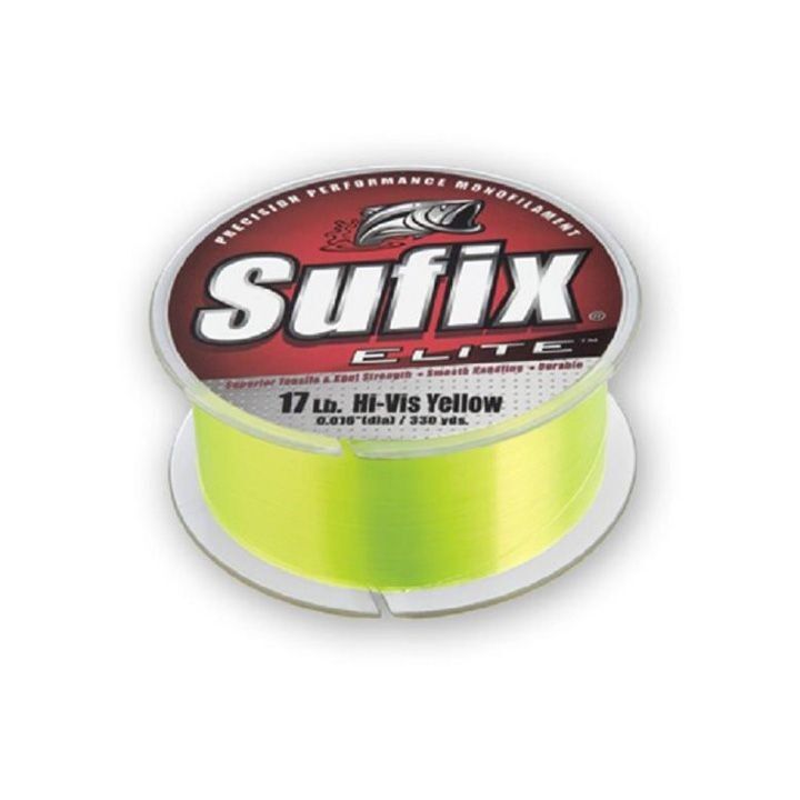 Sufix Elite Fishing Line in Hi-Vis Yellow