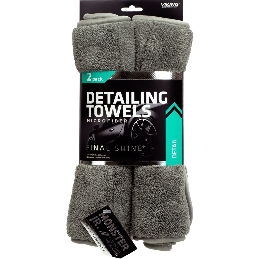 Viking Microfiber Monster Detailing Towel - Pack of 2