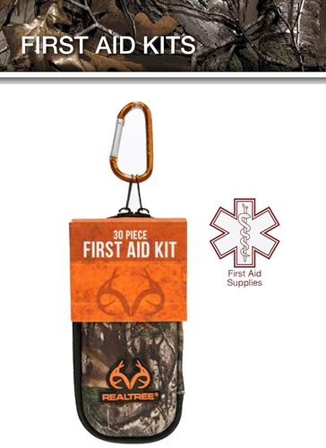30 Piece Realtree Hard-Shell Foam First Aid Kit