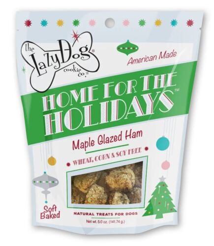 Home for The Holidays Christmas Dog Treats in Maple Glazed Ham Flavor - 5 oz