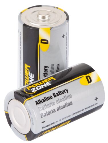 D-Cell Alkaline Batteries - 4 Pack