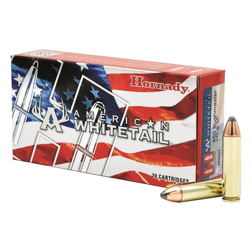 American Whitetail 450 Bushmaster 245 Grain InterLock Ammunition - 20 Rounds