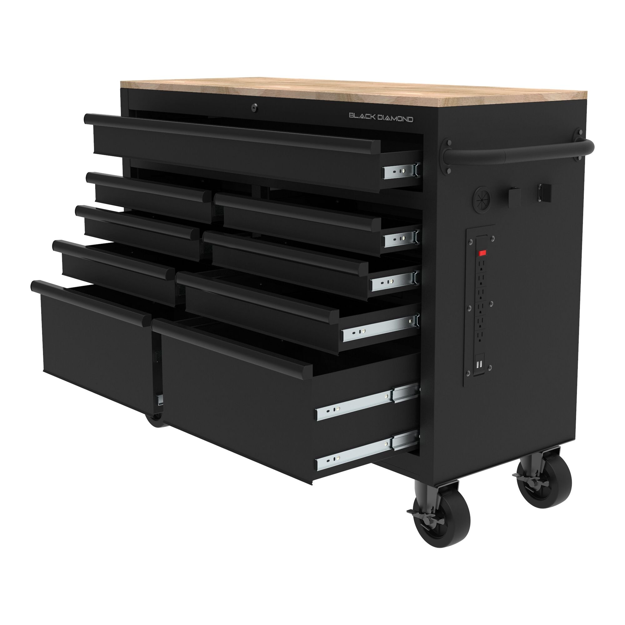 Pro-Auto 1/2"DR.40PC.ツールキット ブラック TE-440B dwos6rj Permasteel 46in. W x 18in. D 8-Drawer Mobile Workbench | Costco
