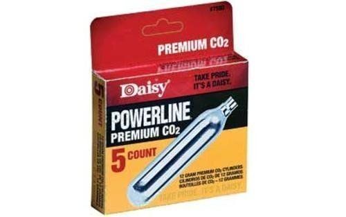 5 Count CO2 Cartriges (Silver 12 gm)