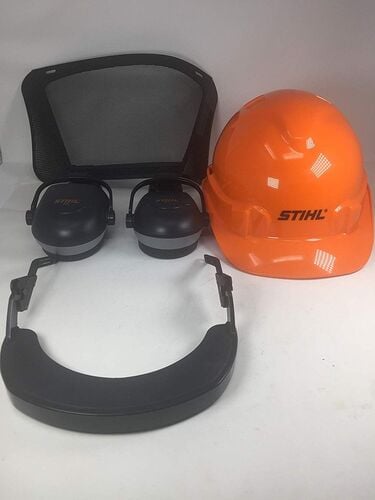 Helmet System w/ Nylon Mesh Screen - NRR 22 Type 1 Class C