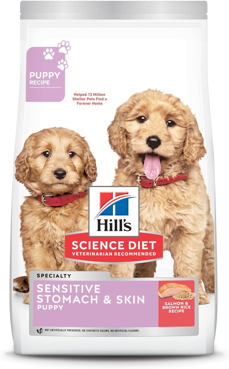 Puppy Sensitive Stomach & Skin Salmon & Brown Rice Recipe Dry Dog Food