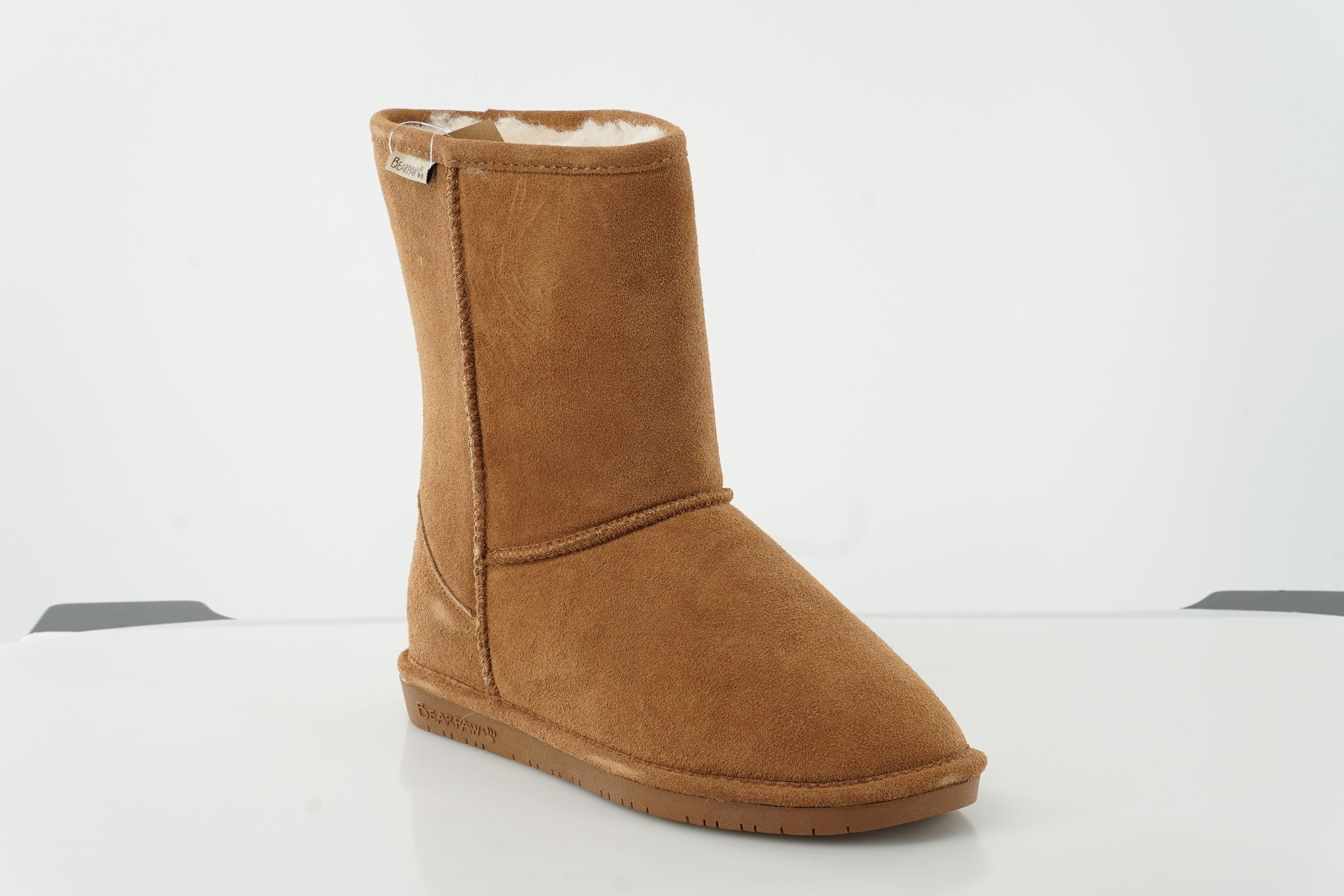 Women's Emma Short Suede Boots in Hickory