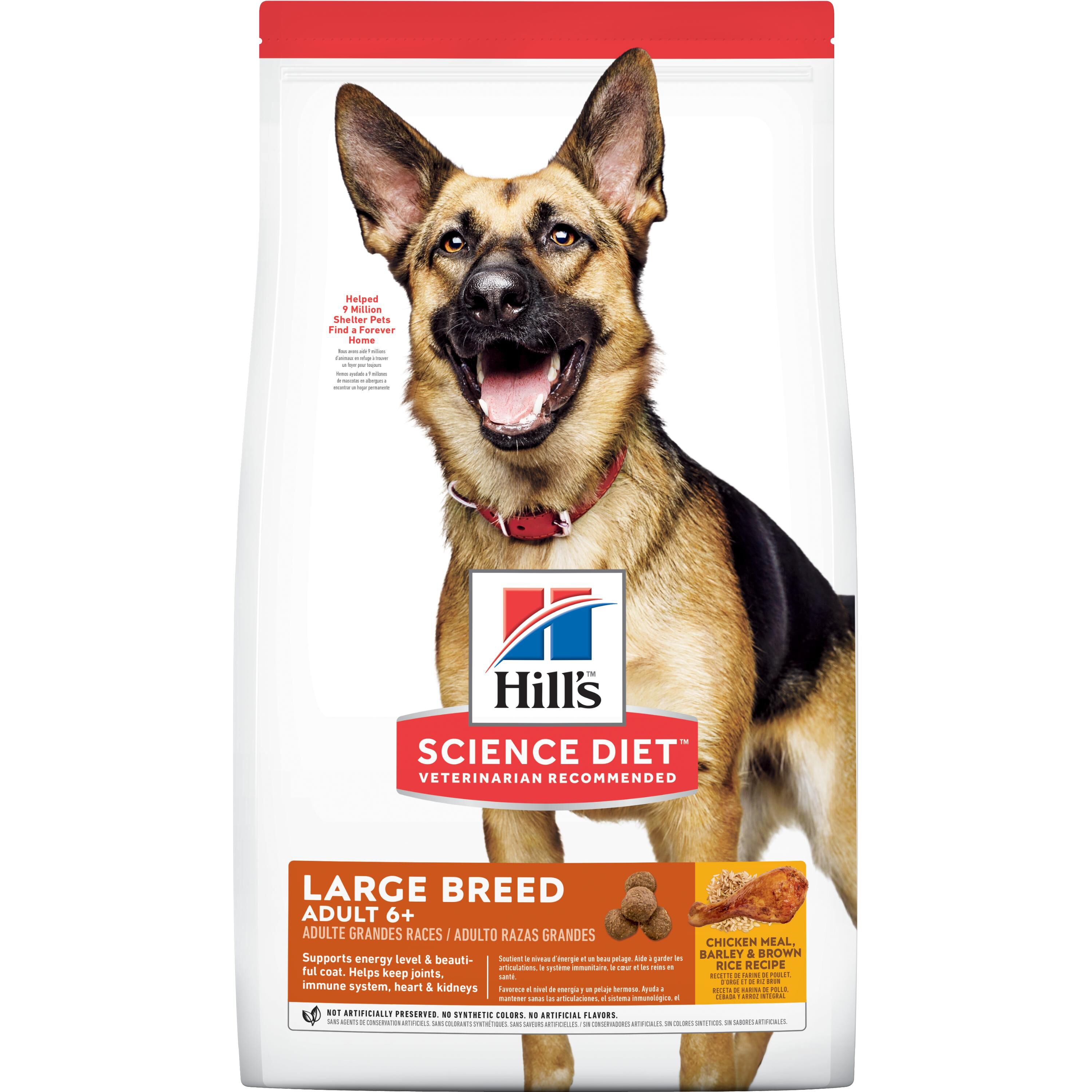 Adult 6+ Large Breed Chicken Dog Food