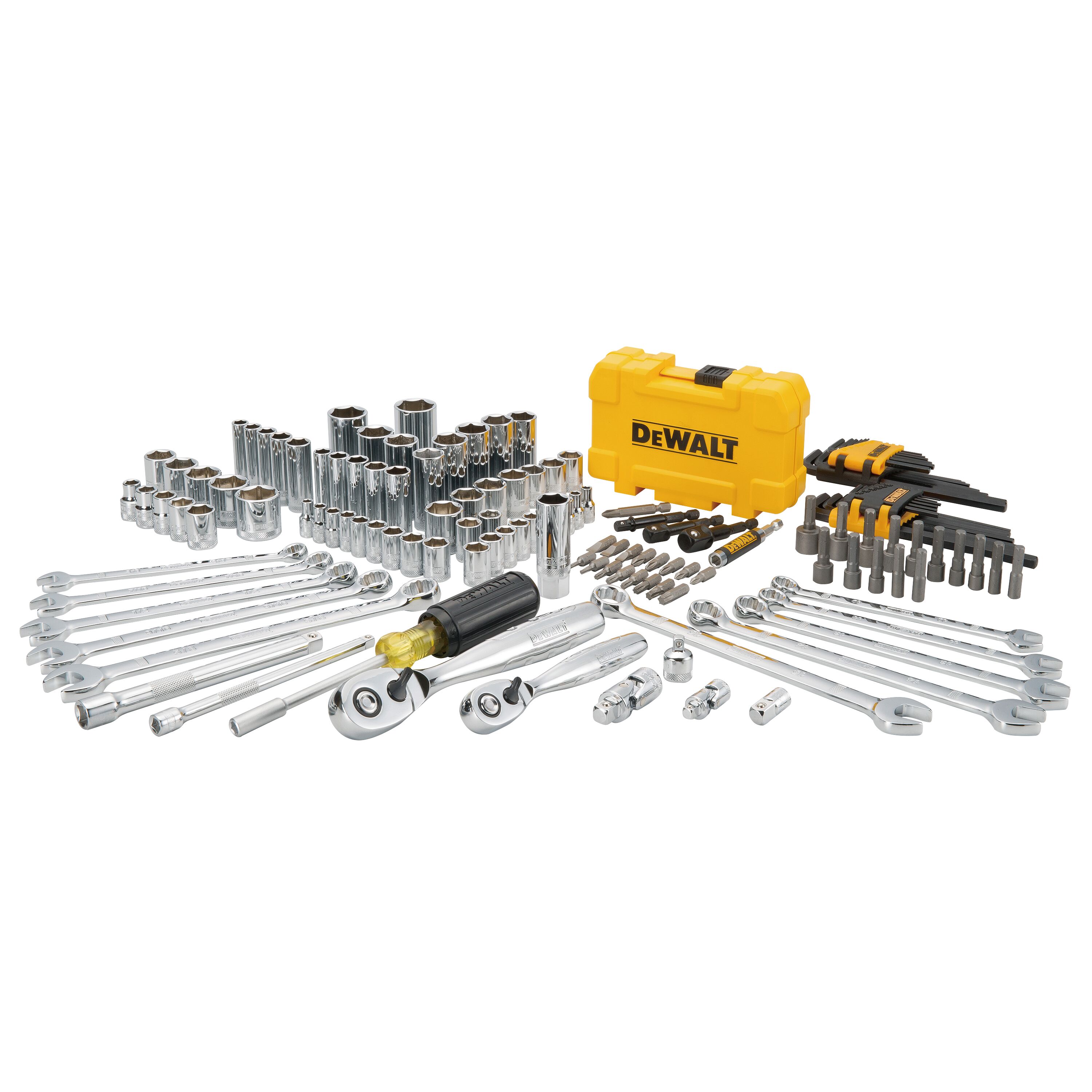 Dewalt 142 Piece Mechanics Tools Set