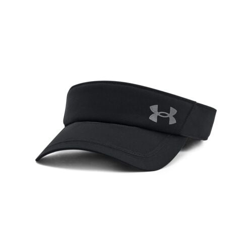 Men's UA Launch Visor in Black/Reflective