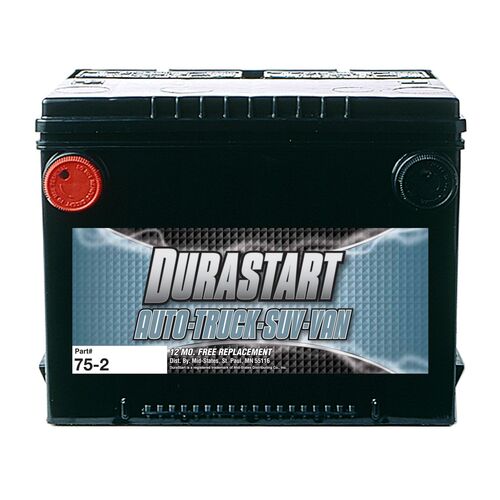 12 Volt 630 CCA Auto Battery - 75CS