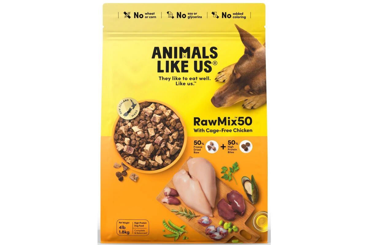 RawMix50 with Cage-Free Chicken Freeze-Dried Raw Dog Food