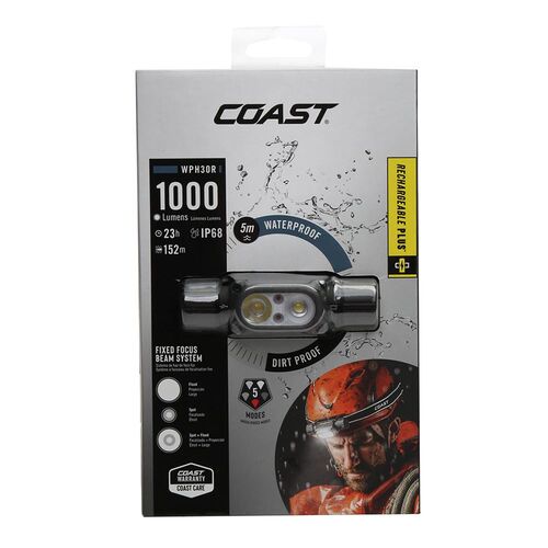 Dual-Color Rechargeable LED Headlamp