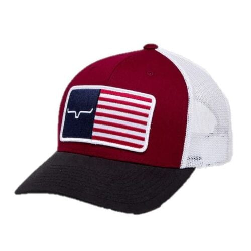 American Trucker Cap - Burgundy