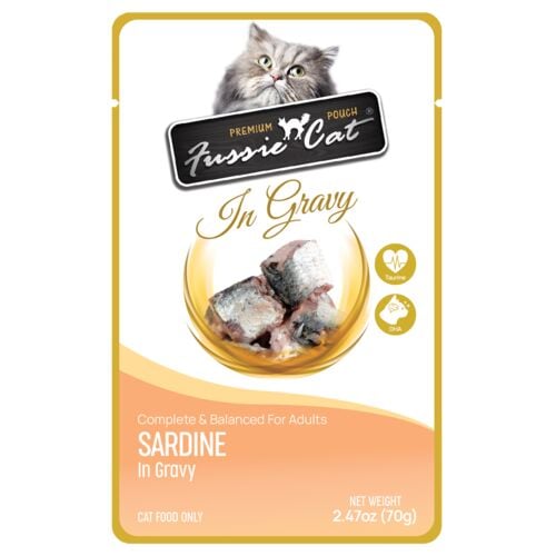 Pure Cravings - Sardine Cutlets in Gravy, 3 oz (Pack of 12) - Grain Free Cat Food main image 0