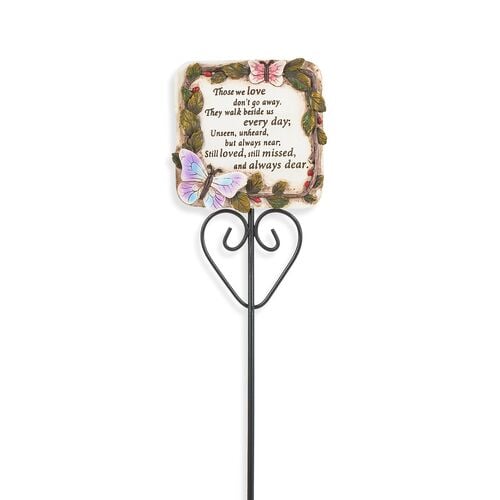 12" Butterfly Memorial Stake - Assorted