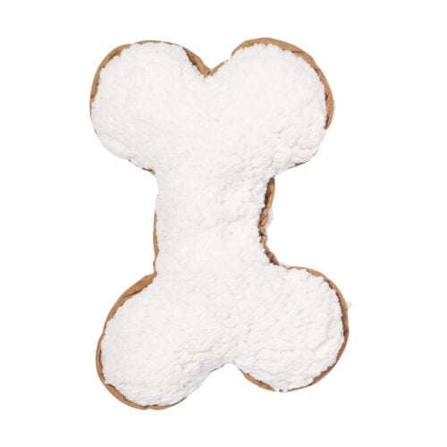 10" Plush Bone Squeaky Dog Toy