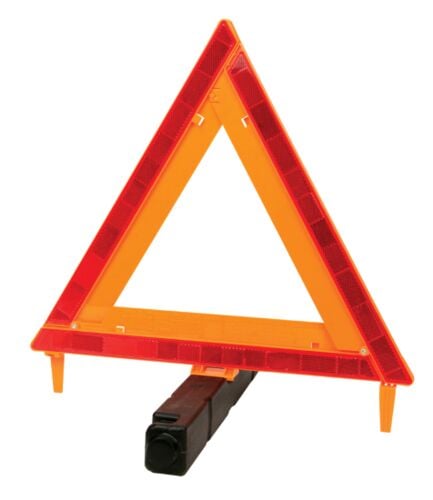DOT Warning Reflecting Triangle - Single