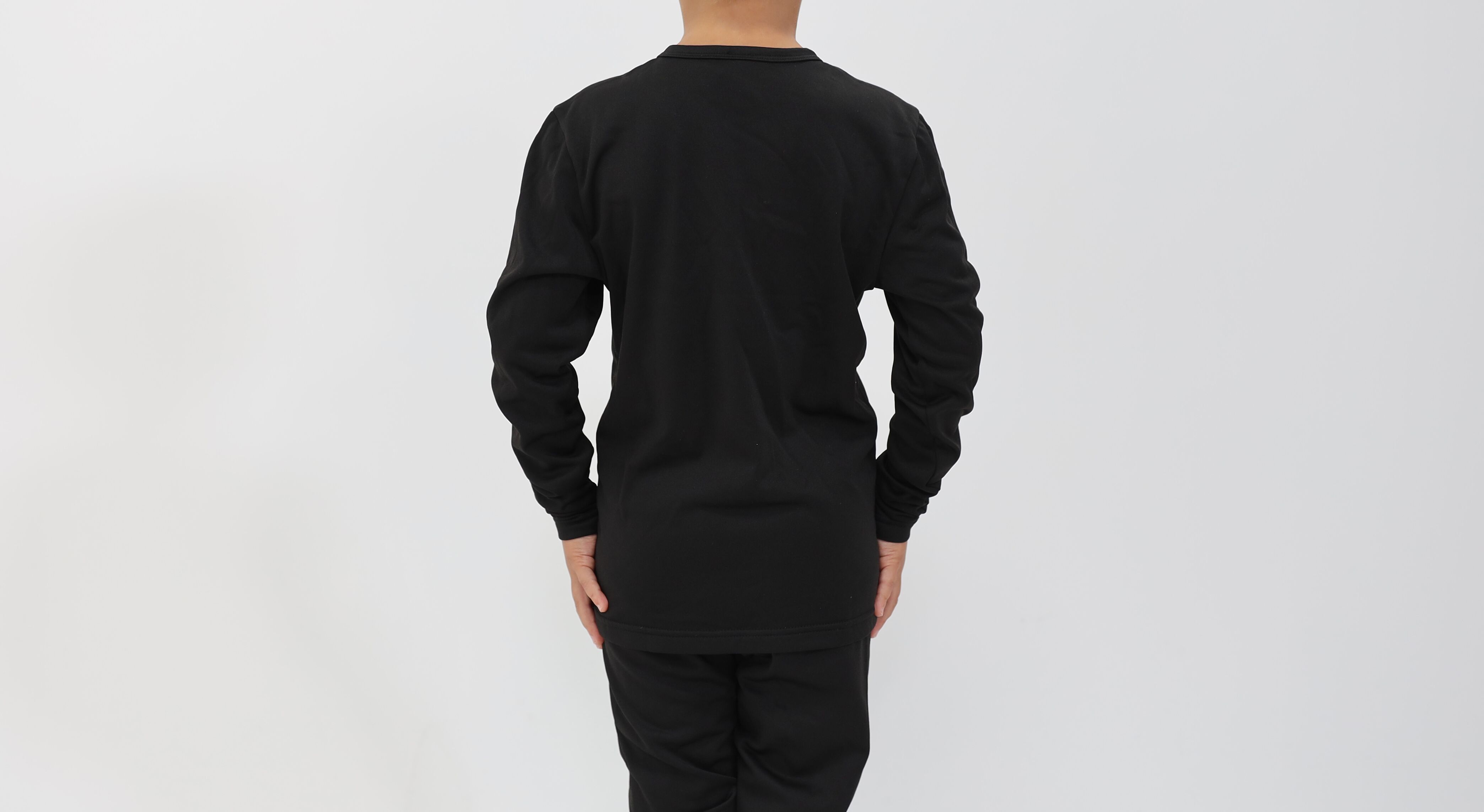 Youth Baselayer Set in Black