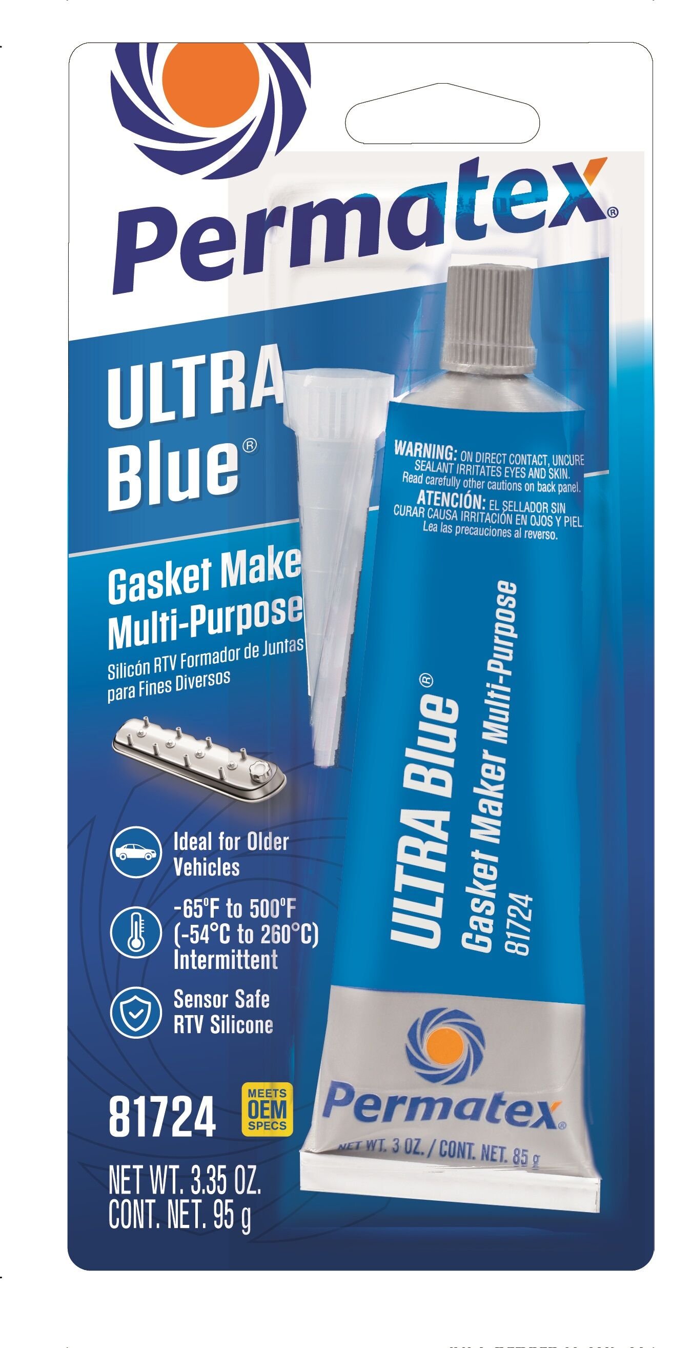 Permatex Ultra Blue No Leak RTV Silicone Gasket Adhesive