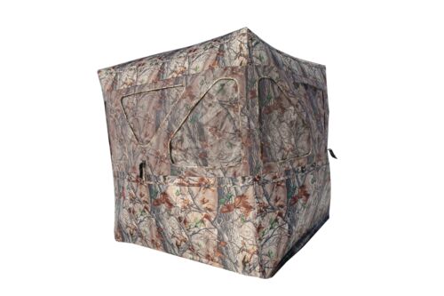 Infinity 3-Person Ground Blind In Epic Camo with Shadow Mesh Windows