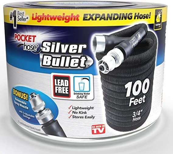 Silver Bullet Expandable Garden Hose