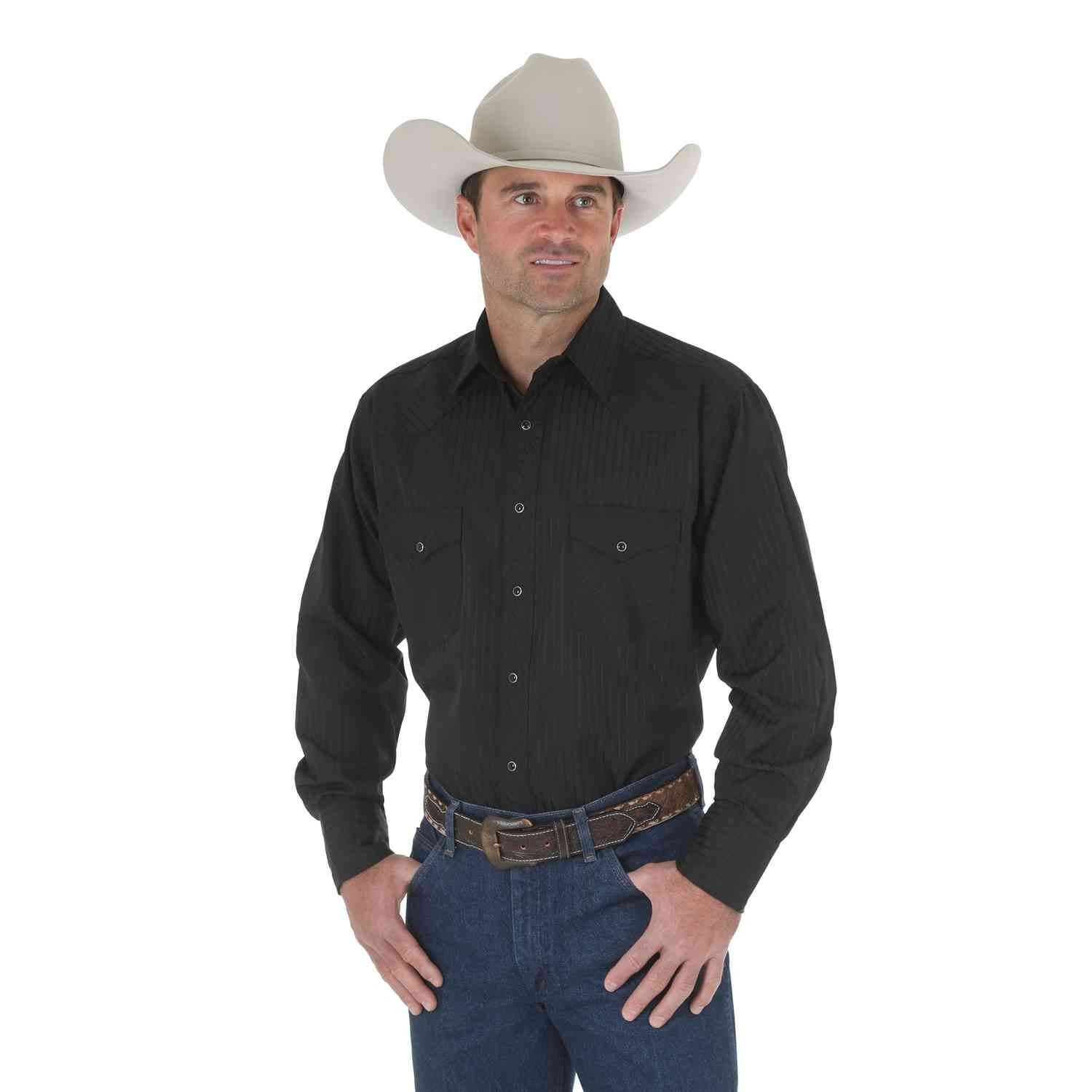 Men's Sport Western Snap Long Sleeve Buttondown