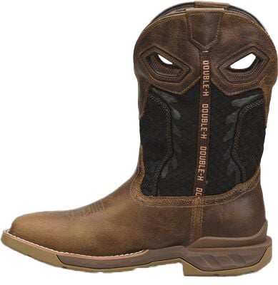 Men's 11" Pull On Square Toe With Vamp Boot