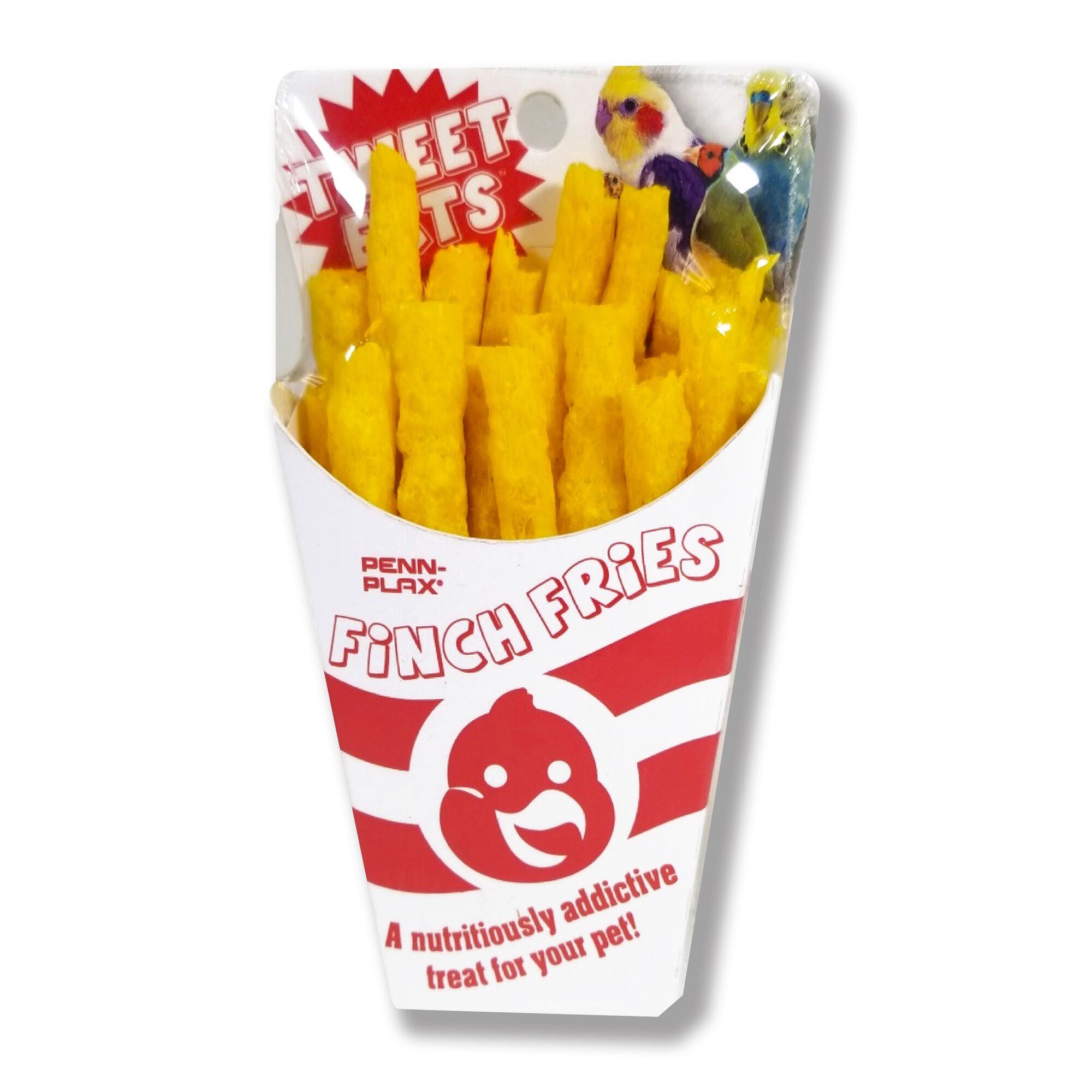 ヘッドホン French fries Penn-Plax Bird Life Finch Fries Nutritious Treats - 1.8 oz