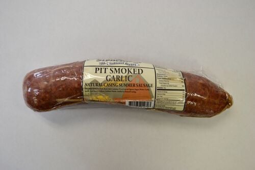 Pit Smoked Garlic Summer Sausage