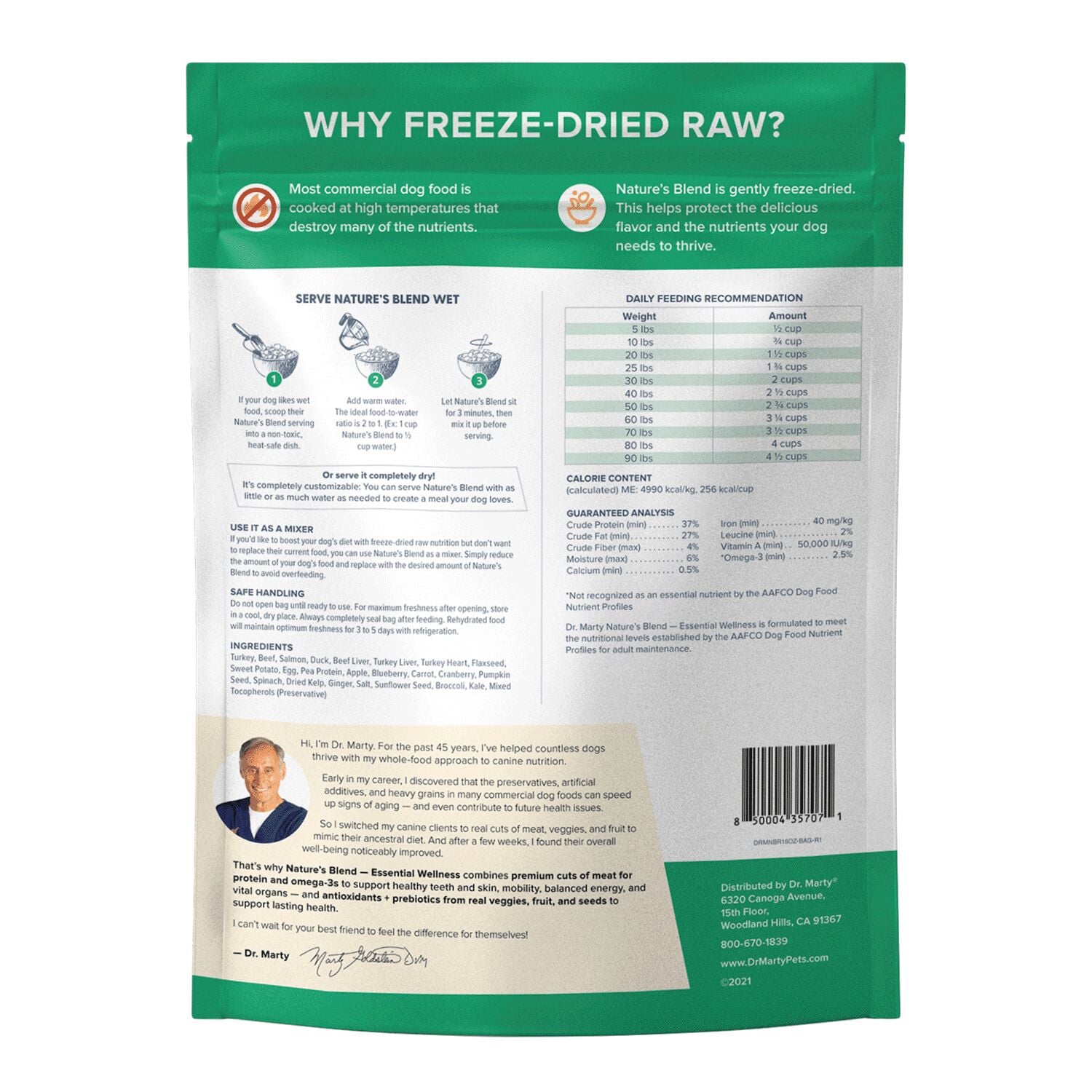 Nature's Blend Essential Wellness Premium Freeze-Dried Raw Dog Food