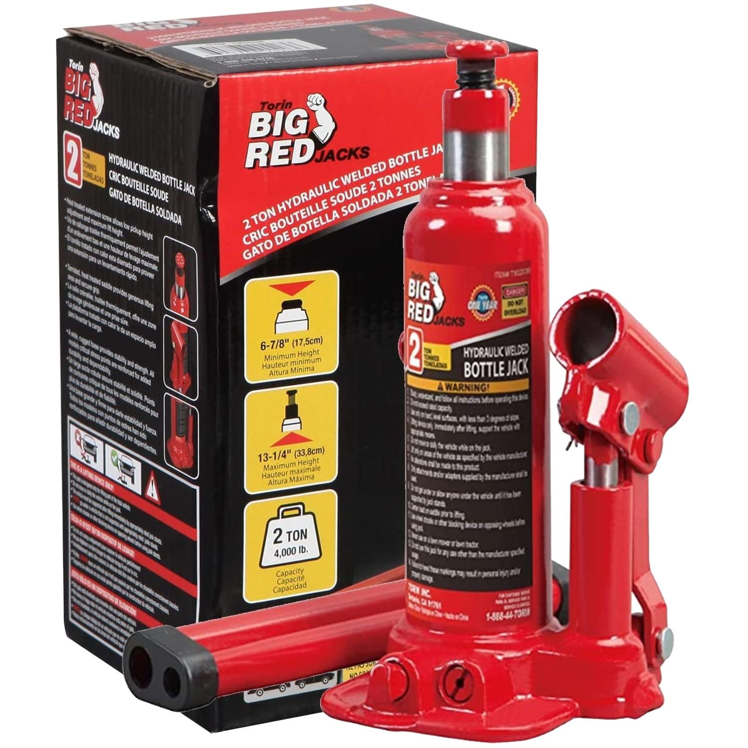 Zinko ZABJ-05M 5 Ton Air Hydraulic Bottle Jack - View #7