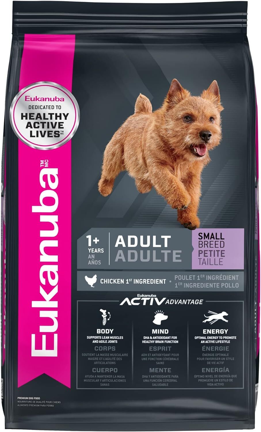 Eukanuba Adult Small Breed Dry Dog Food, lb