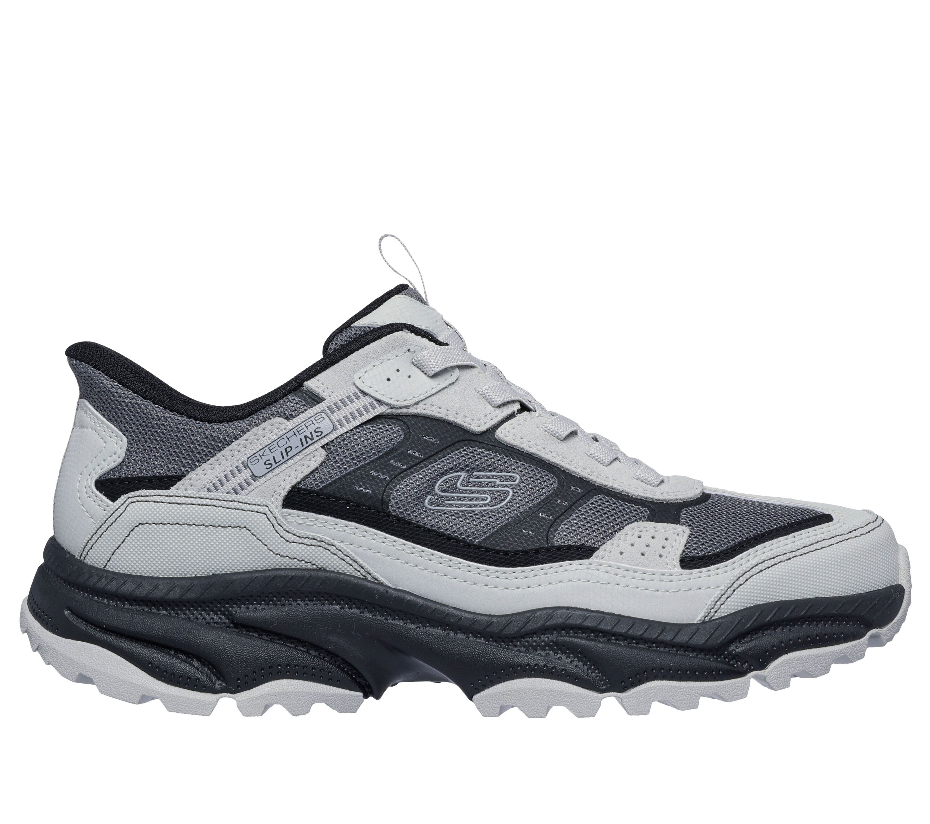Skechers Men\'s Gray and Black Athletic Shoes Skechers Shoes Men main image 2