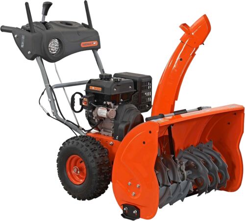 28" Two-Stage Self-propelled Gas Snow Blower with Push-Button Start
