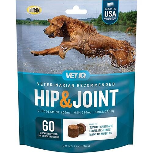 Hip & Joint Dog Supplement - 60 Count